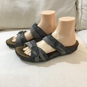 Romika Slip On Wedge Sandal